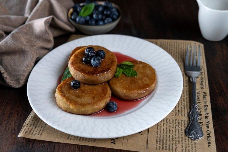 Syrniki with Tofu and Cocoa