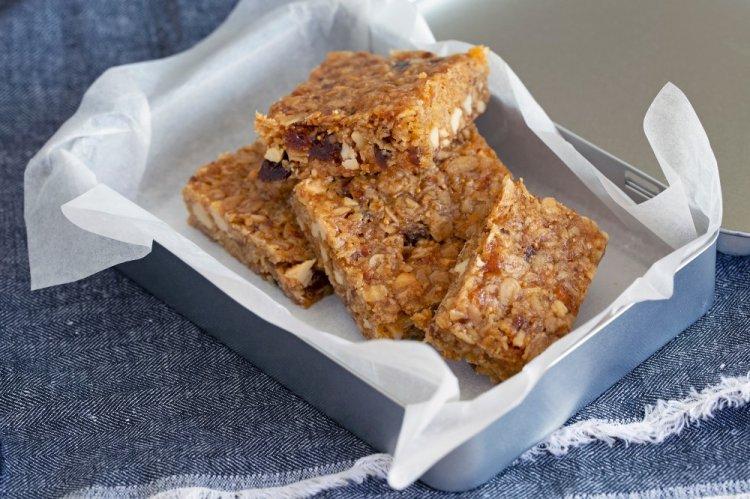 Barritas de avena con frutos secos