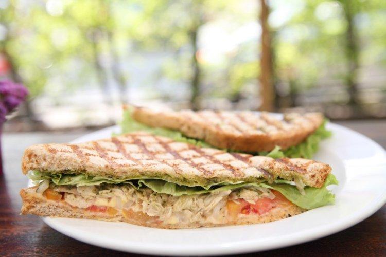 Chicken and Korean Carrot Sandwiches
