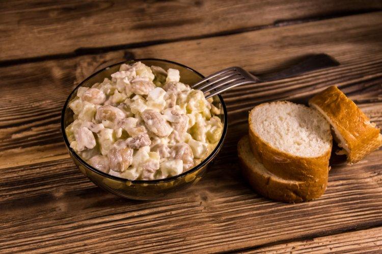 Cottage Cheese, Bean, and Egg Salad