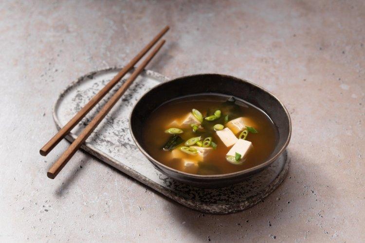 Mushroom and Tofu Soup