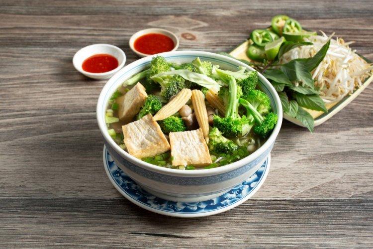 Vegetable Soup with Tofu