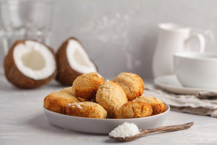 Eggless Milk Coconut Cookies