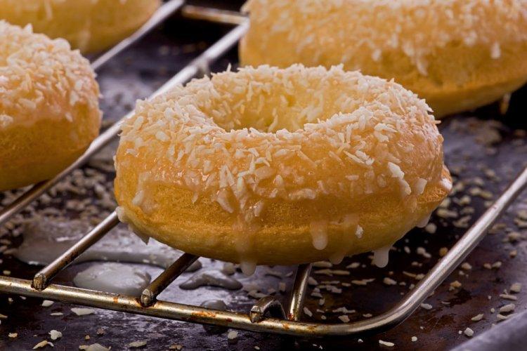 Coconut Donuts in a Multi-Baker