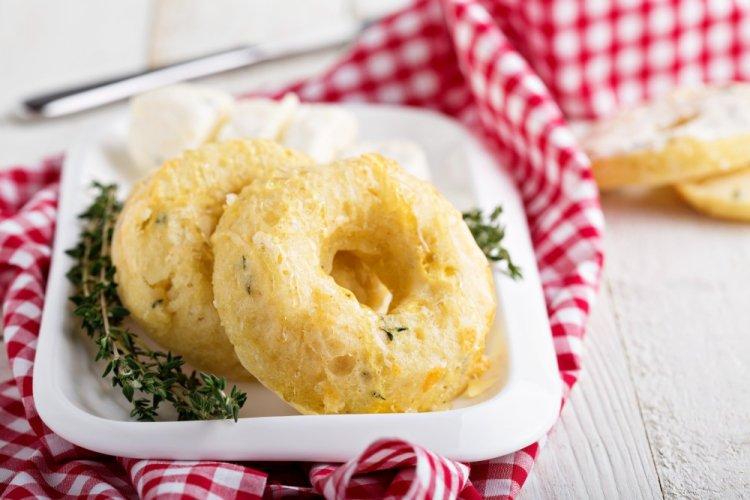 Cheese Donuts in a Multi-Baker
