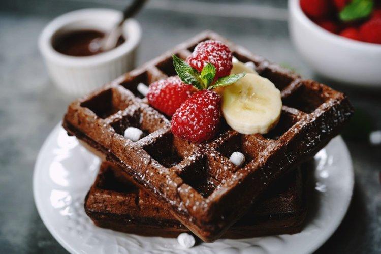 Chocolate Viennese Waffles in a Multi-Baker