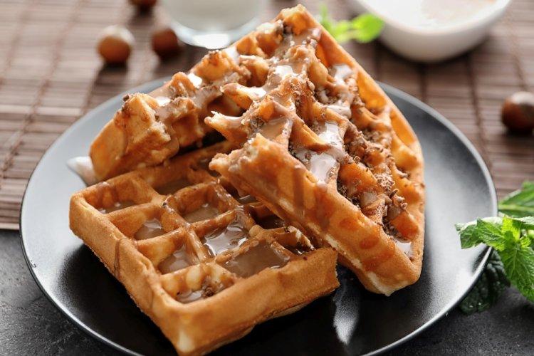 Viennese Waffles with Sour Cream in a Multi-Baker