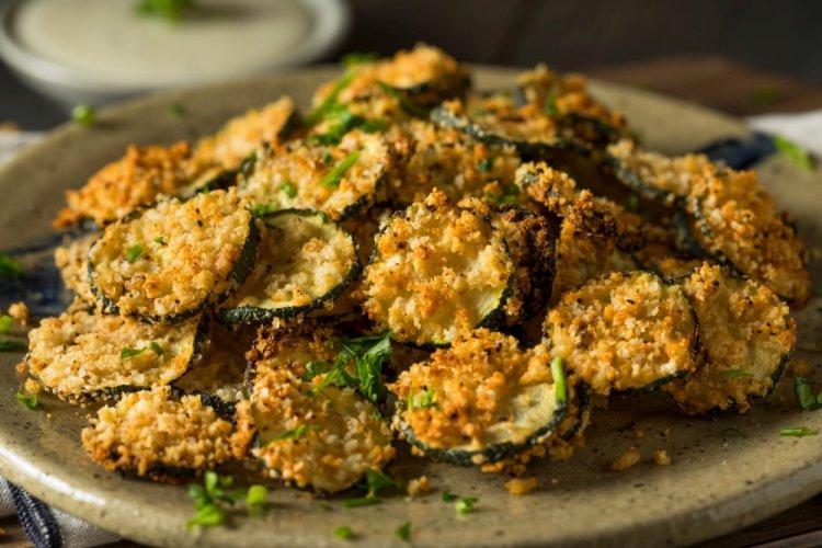 Breaded Zucchini in an Air Fryer