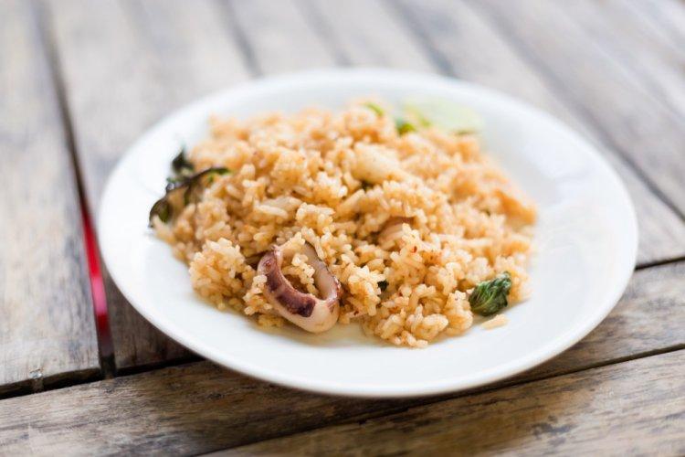 Paella de calamar para Cuaresma