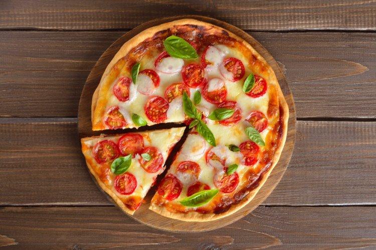 Pizza Margarita en freidora de aire