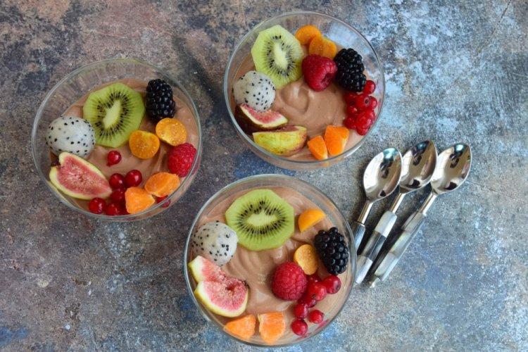 Mousse de chocolate con tofu