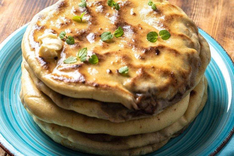 Potato Flatbreads with Minced Meat