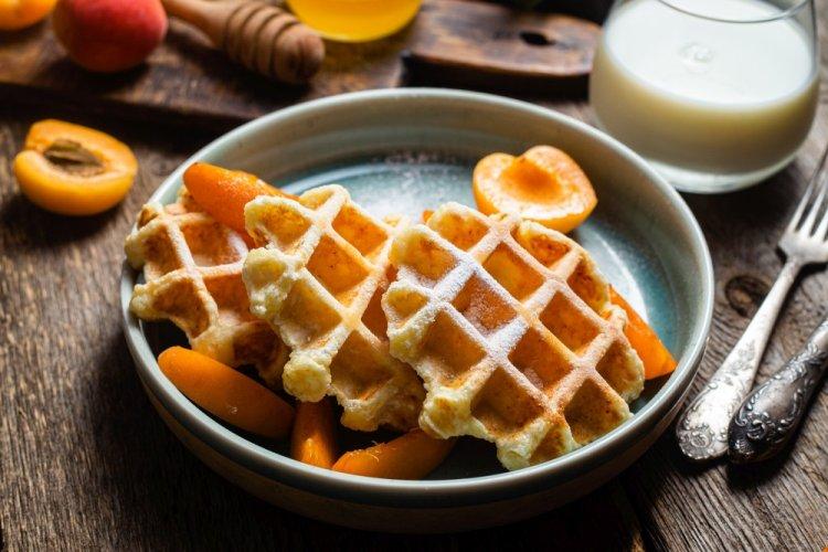 Classic Cottage Cheese Waffles in a Multi-Baker