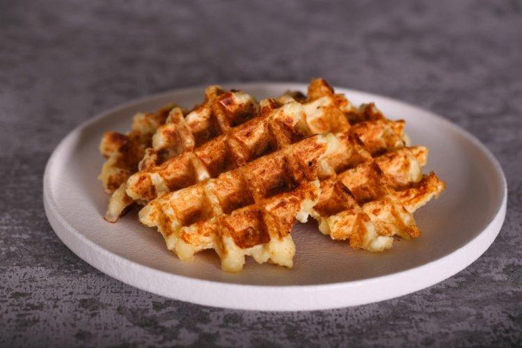 Cottage Cheese Waffles with Protein in a Multi-Baker