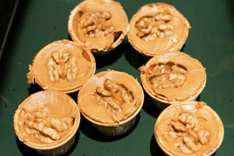 Relleno de plátano y cacahuete para tartaletas