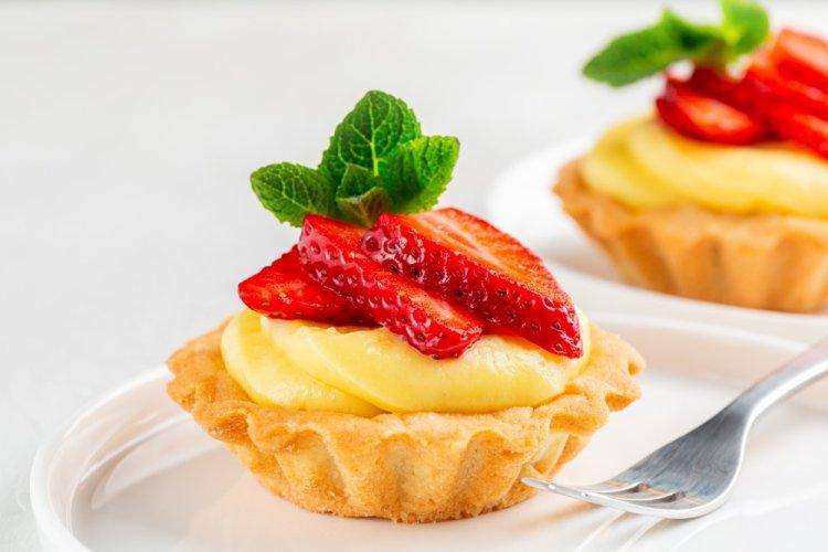 Crema pastelera de coco para tartaletas