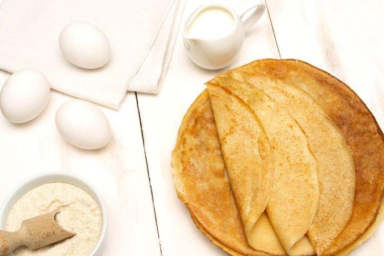 Panqueques de kéfir y harina integral para diabéticos