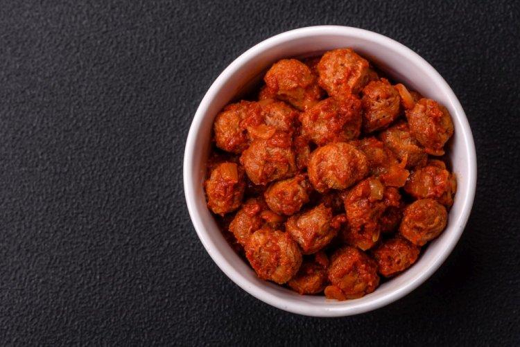 Carne de soja en salsa agridulce
