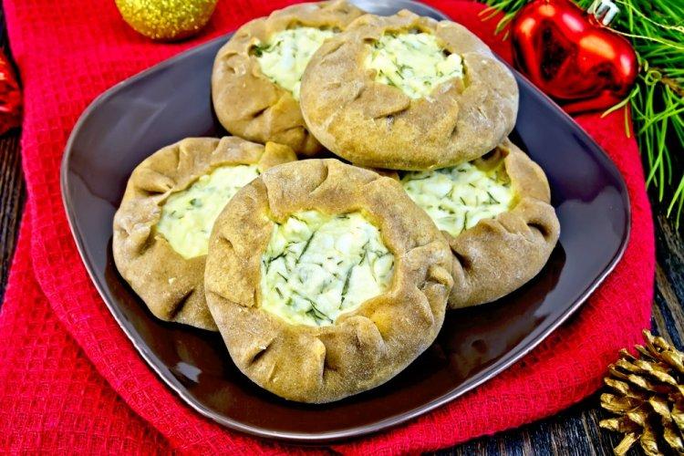 Kalitki de Carelia con requesón
