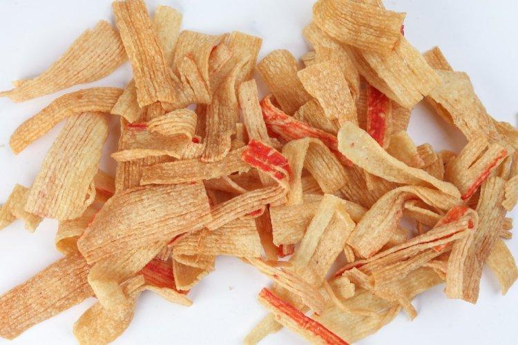 Chips de surimi picantes en freidora de aire