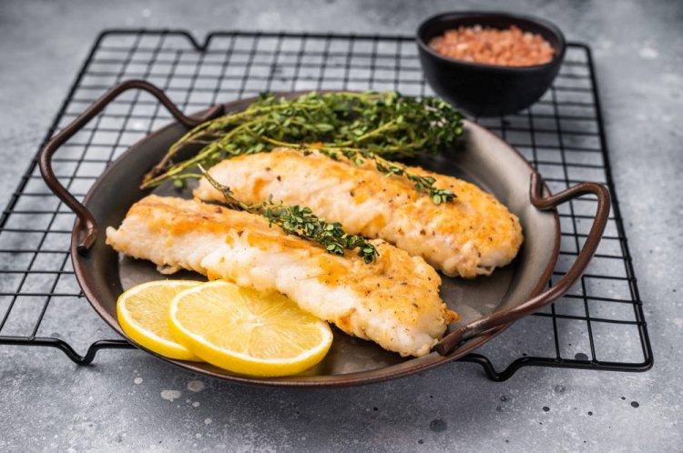 Cod Fillet with Garlic in an Air Fryer