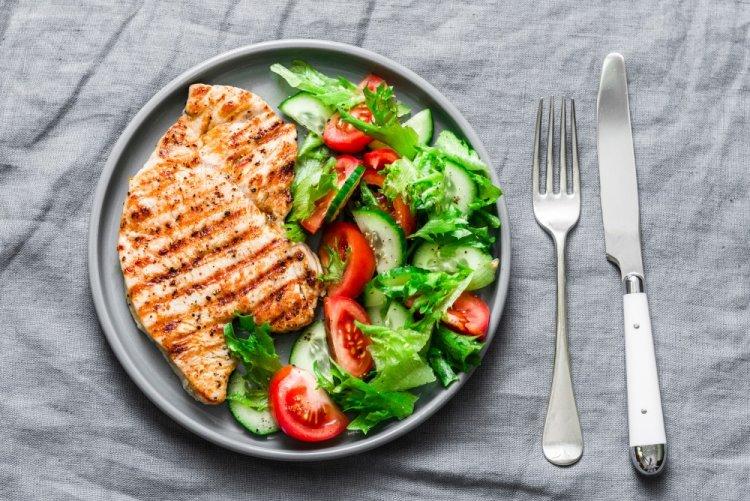 Turkey Steaks in Lemon Marinade in an Air Fryer