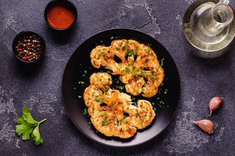 Cauliflower Steaks in the Oven