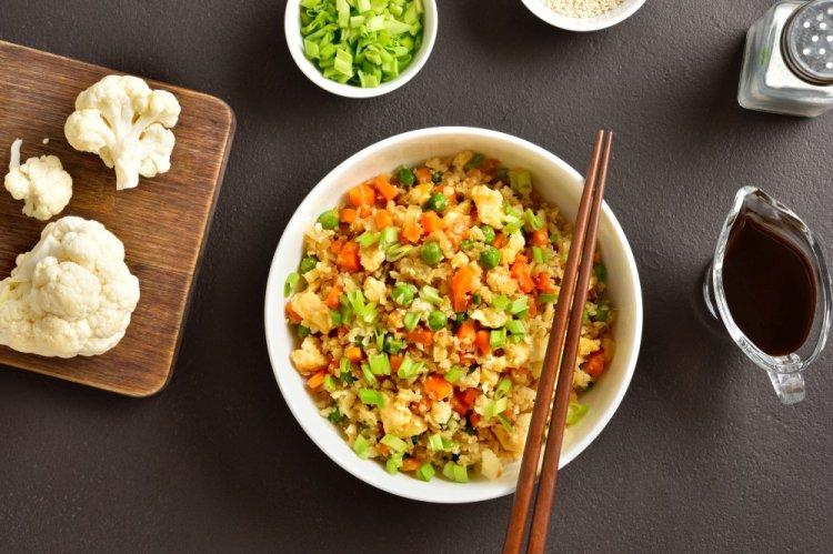Cauliflower Rice with Vegetables