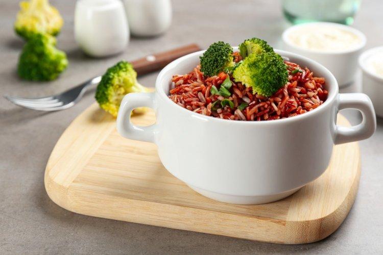 Rice with Broccoli and Vegetables