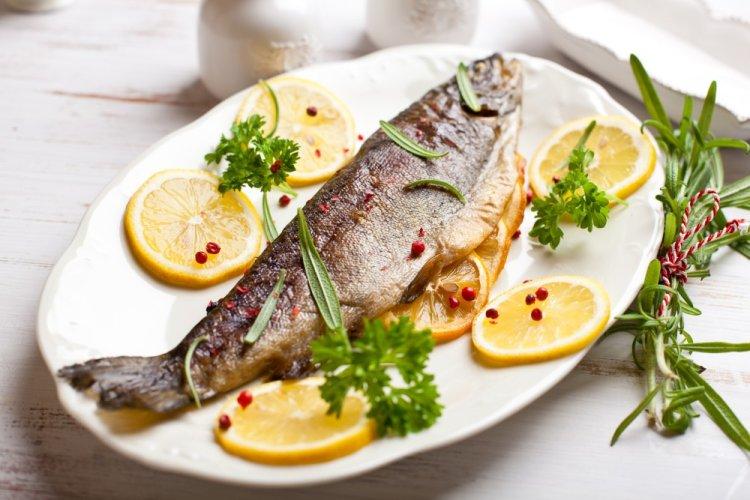 Whole Trout with Aromatic Herbs in the Oven