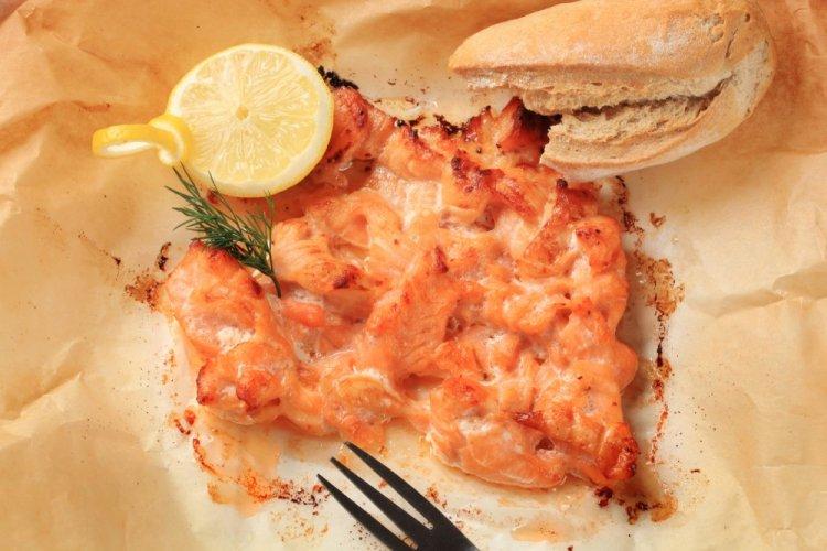 Healthy Trout Chunks with Lemon Zest