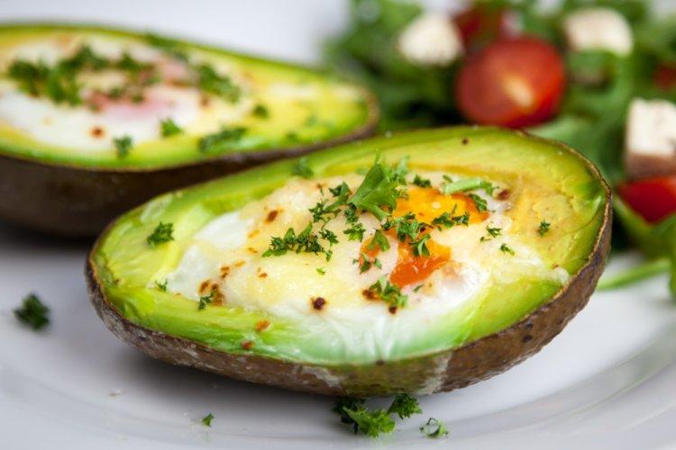 Baked Avocado with Egg
