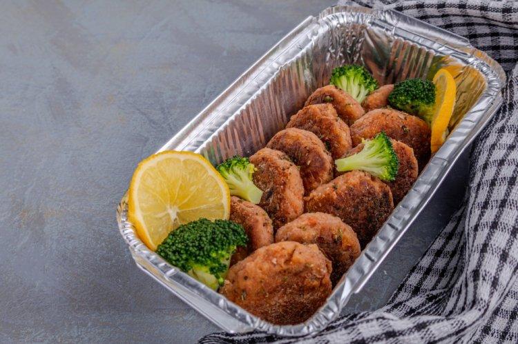 Albóndigas saludables de salmón rosado