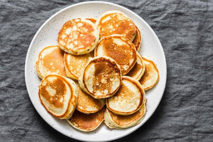 Cottage Cheese Pancakes with Cornstarch
