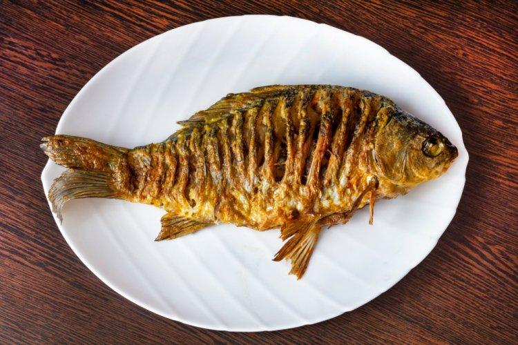 Crucian Carp in Kefir in an Air Fryer