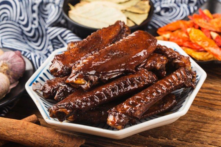 Duck Wings in Soy Sauce with Honey in the Oven