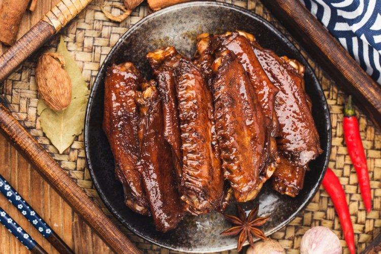 Baked Teriyaki Duck Wings in the Oven