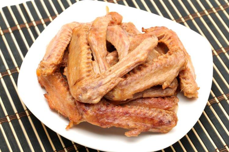 Duck Wings Baked in a Roasting Bag in the Oven