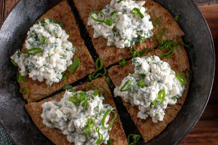 Healthy Oat Pancake without Eggs and Milk in Air Fryer
