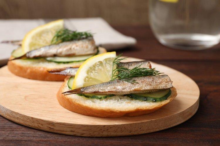 Sprat, Cucumber, and Lemon Sandwiches