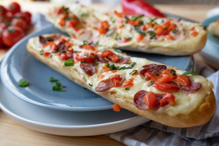 Hot Sandwiches with Spicy Chorizo and Cheddar