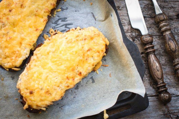Hot Sandwiches with Sausage, Cheese, and Mustard Sauce