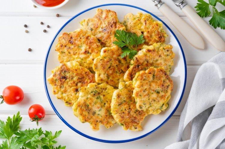 Squid Cutlets with Potatoes and Semolina