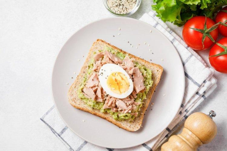 Tuna, Egg, and Avocado Sandwiches