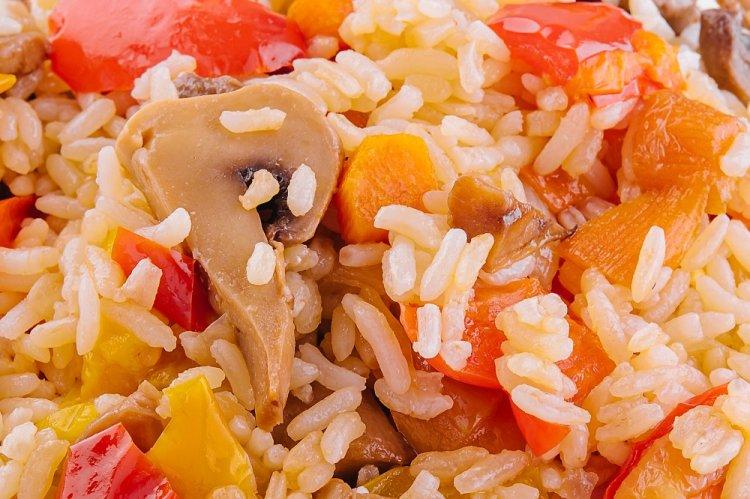 Hawaiian Mix with Mushrooms in Cream Sauce