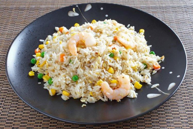 Shrimp with Hawaiian Mix and Ginger
