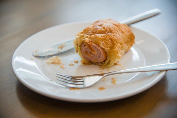 Sausages in Lavash in an Air Fryer