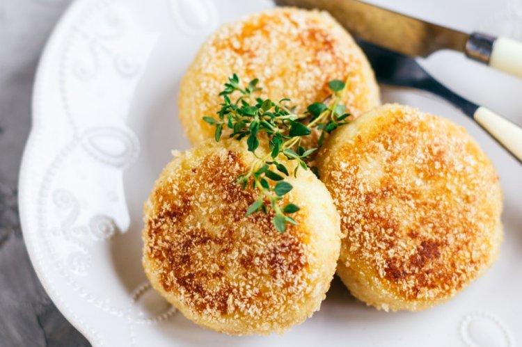 Potato Patties with Crab Sticks