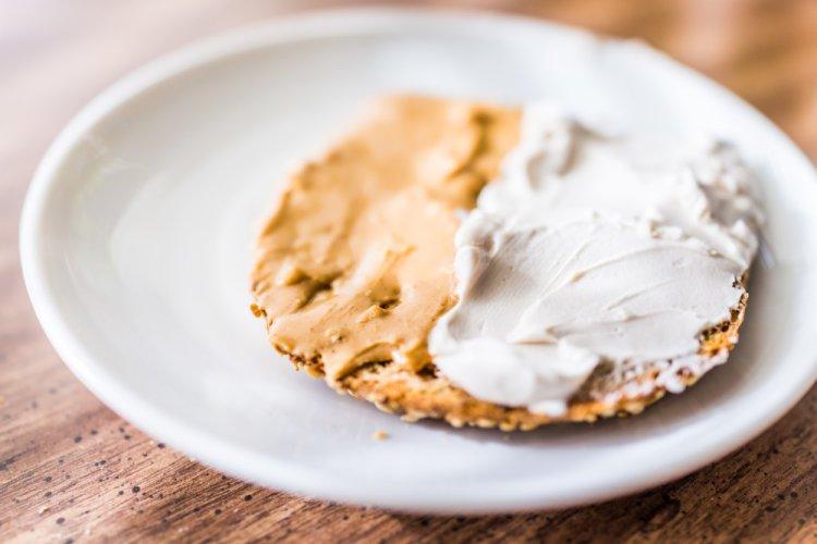 Peanut Butter and Cream Cheese Sandwiches