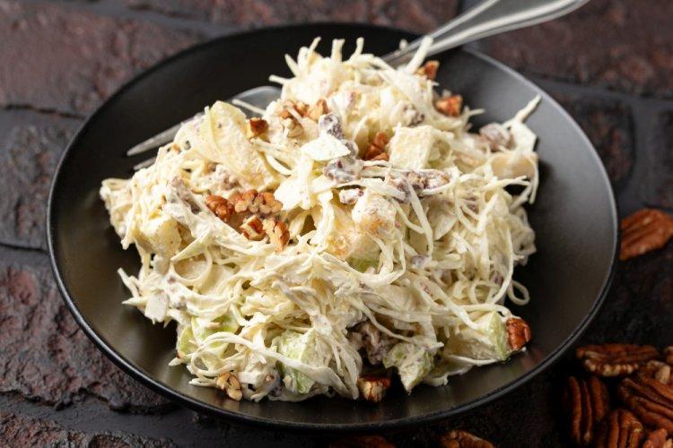 Cabbage, Apple, and Grape Salad